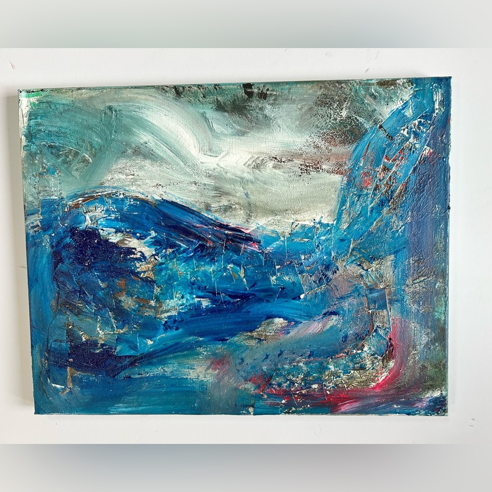 HANDPAINTED Original Mixed Media Acrylic Painting